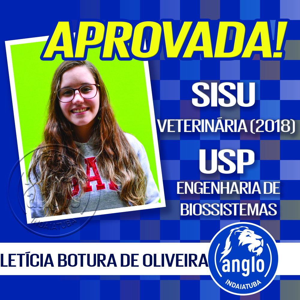 Aprovados Vestibular Anglo Indaiatuba